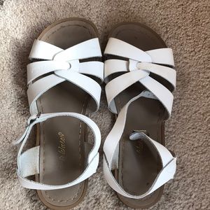 Salt water sandals (new-worn once)